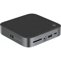Deltaco - Dokkingstasjon - USB-C - 2 x HDMI - 1GbE