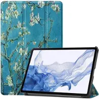 Mtp Products Samsung Galaxy Tab S9 Tri-Fold Series Smart Folio-etui - Hvit Blomster