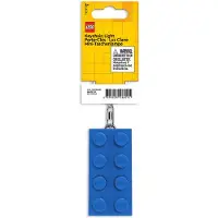 LEGO Minifigurines Keychain Light 2x4 Brick Blue