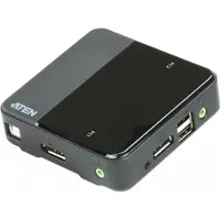 Aten CS782DP - KVM / lyd / USB-svitsj - 2 x KVM/lyd/USB - 1 lokalbruker - stasjonær