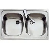 Teka E/800.440 2c Rectangular Dobbel Vask