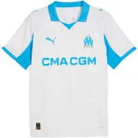 Puma Olympique de Marseille 25/26 Home Jersey Men, Sport, White/Azure, 3XL