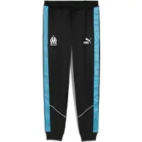 Puma Olympique de Marseille KING Anthem Pants Men, Sport, Black/Azure, 3XL