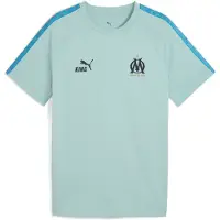 Puma Olympique de Marseille KING Tee Men, Sport, Modern Mint/Luminous Blue, XS
