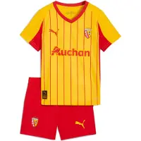 Puma RC Lens 25/26 Home Minikit Kids, Clothing, Pelé Yellow/Red, 5-6Y