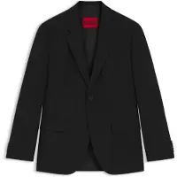 HUGO for man. 50540159 Blazer Karl black (94), Casual, Party, Classic, Polyester