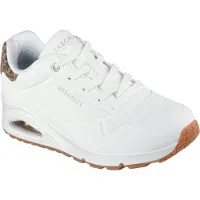 SKECHERS for woman. 177093 Trainers Uno Jungle Nite white (39), Flat, Laces, Casual