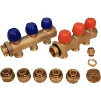 Wavin Tigris Fordelerrørssæt 1 3vejs Inkl. 20x2,0 mm Pex koblingssæt