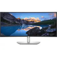 Dell UltraSharp U3423WE - LED-skjerm - kurvet - 34.14" - 3440 x 1440 WQHD @ 60 Hz - IPS Black - 300 cd/m² - 2000:1 - 5 ms - 2xHDMI, DisplayPort, US...