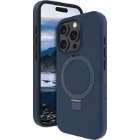 Dbramante1928 Iceland Ultra - Baksidedeksel for mobiltelefon - med stativ - MagSafe-samsvar - D3O, plastikk - blå - for Apple iPhone 16 Pro Max
