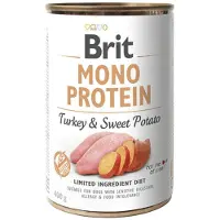 Brit Monoprotein Kalkun Og Søtpotet 400g 6 Enheter