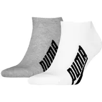 Puma Sneaker Socks Unisex (2-Pack), Women, White/Grey/Black, 39-42