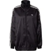 Adidas Originals Satin Firebird Ruffle 3 Stripes Genser Med Hel Glidelås