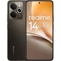 Realme 14 5G 12/256 GB brun smarttelefon (6941764456662)