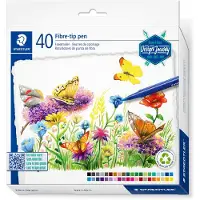 Staedtler triplus color rPP 40 pcs cardboard box assorted colours