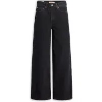 Levi's for woman. A6081-0001 Ribcage Wide Leg Jeans black (32/30), Casual, Cotton, Denim