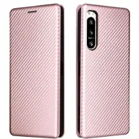 Mtp Products Sony Xperia 5 IV Flip-deksel - Karbonfiber - Roségull