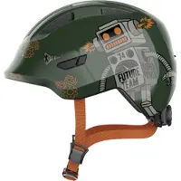 ABUS Sykkelhjelm - Smiley 3.0 - Green Robo - - 50-54 cm - Sykkelhjelm