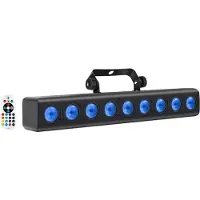 Light4me DECO BAR 8 RGBW lyslist veggvasker 9x4W LED trådløs fjernkontroll