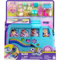 Polly Pocket Pet Mobile Adventure transformerende campingvogn med tilbehør JCC22