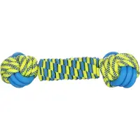 Flamingo hundeleketøy Tofla knuteball og snor - Ø 7,3 x L 28 cm