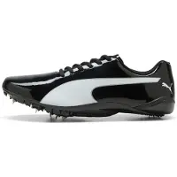 Puma evoSPEED Prep Sprint 3.5 Running Shoes, Shoes, Black/White/Silver, 40.5