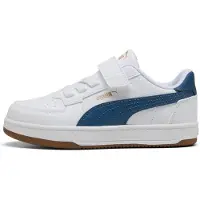 Puma Caven 2.0 Sneakers Kids, Shoes, White/Dark Indigo/Gum, 32.5