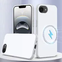 Mtp Products iPhone 16e/17e Liquid Silikondeksel - MagSafe-kompatibel - Hvit