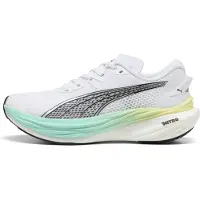 Puma Deviate NITRO 3 Running Shoes Women, Fitness, White/Mint Melt, 41