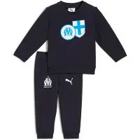 Puma Olympique de Marseille FtblCulture Tracksuit Toddler, Clothing, Navy/White, 12-18M