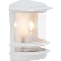 Brilliant Elegant designet utevegglys Hollywood hvitt.