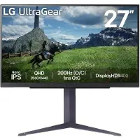 LG UltraGear 27GS85QE-B 27 Nano IPS spillskjerm