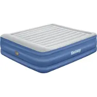 Bestway 67692 Double 203x193x56 Cm Dobbel Luftmadrass Med Innebygd Pumpe