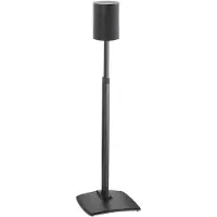 Sanus WSSE1A1-B2 - Stativ - for høyttaler(e) - høydejusterbar - stål, ekstrudert aluminium - svart - plassering på gulv - for Sonos Era 100