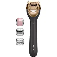 Konjac Sponge Roller for ansikts nål mesoterapi 9in1 med applikasjon (grå)