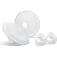 Philips AVENT Hands-free SCF552/11 Store brystskjold og -innlegg, Reservedelssett, Silikon, Gjennomsiktig, L