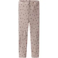 Name it Leggings - Ull - Noos - nmfWang - Shadow Grå/Small flyt - - 3 år (98) - Leggings - Ull