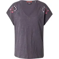 Scotch & Soda Embroidered Kort Ermet V-hals T-skjorte