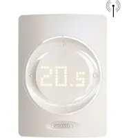 Wavin Sentio løs rumtermostat UDEN telestat. Anvendes sammen ned Sentio styreenhed til regulering af rumtemperatur.
