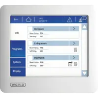 Wavin Sentio Display med trykkfølsom skjerm