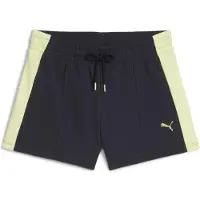 Puma T7 Pintuck 4" Shorts Women, Clothing, New Navy, XS