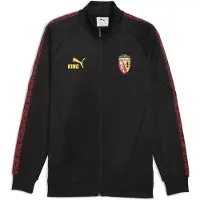Puma RC Lens KING Anthem Jacket Men, Clothing, Black/Pelé Yellow, 3XL