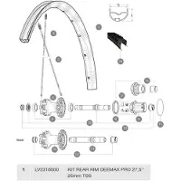 Mavic Deemax Pro Tubeless Bakfelg