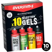 Overstims Selection Boks Med Energigeler Assorterte Smaker 34g 10 Enheter
