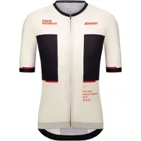 Santini Paris-roubaix 2025 Kort Ermet Trøye