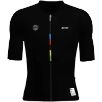 Santini Uci World Champion Mondo 2025 Kort Ermet Trøye