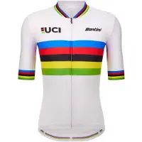 Santini Uci World Champion 2025 Kort Ermet Trøye