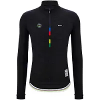 Santini Uci World Champion Mondo 2025 Langermet Trøye