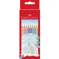 Faber-Castell Fargestifter - Slott - 10 stk. - Pastel - - OneSize - Fargesett