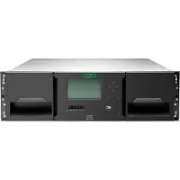 HP HPE StoreEver MSL3040 - Båndbibliotek - 720 TB / 1.8 PB - spor: 40 - LTO Ultrium (18 TB / 45 TB) x 1 - Ultrium 9 - SAS-3 - kan monteres i rack - 3U - 3 halvhøyde (HH) LTO-frekvensomformere per modul,